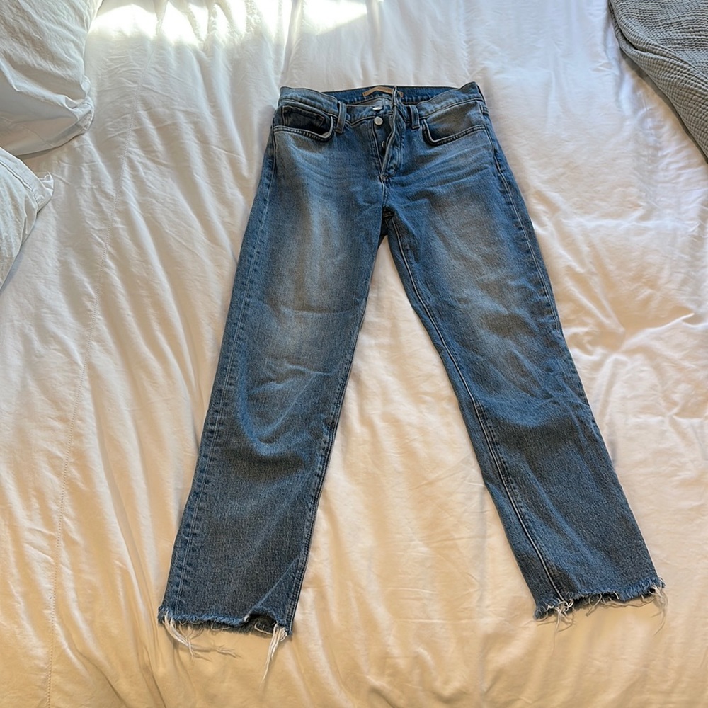 Fringe, bootcut Joe’s jeans!